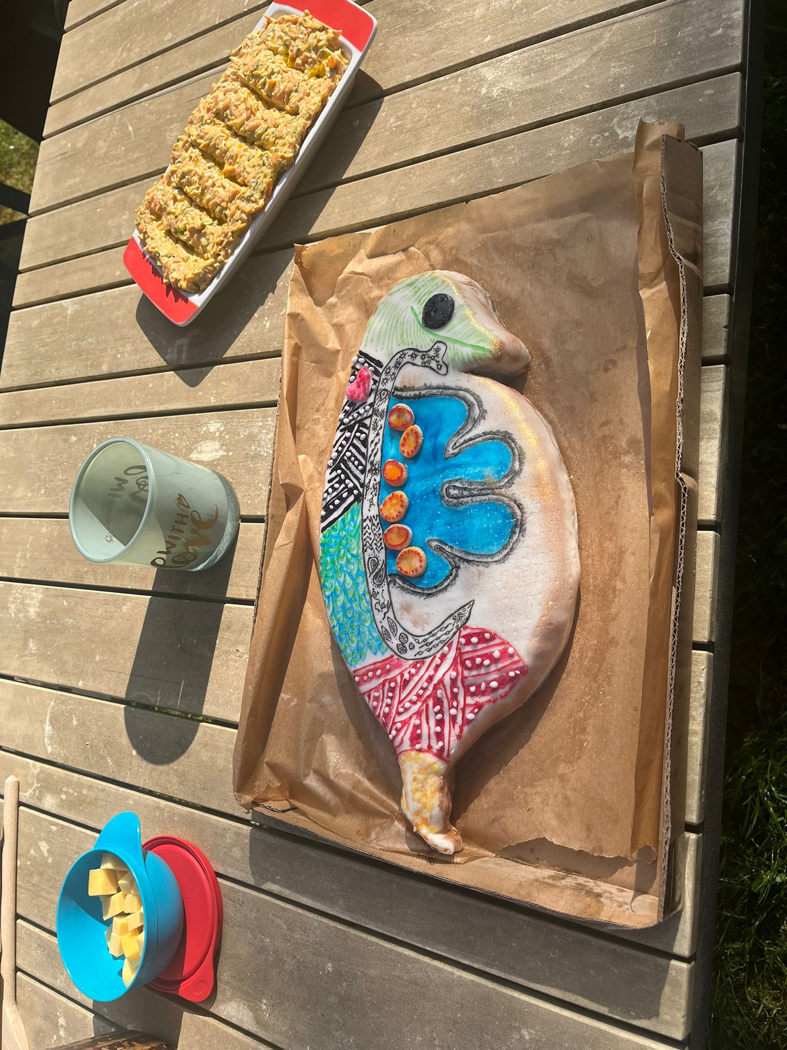 Daphnia cake