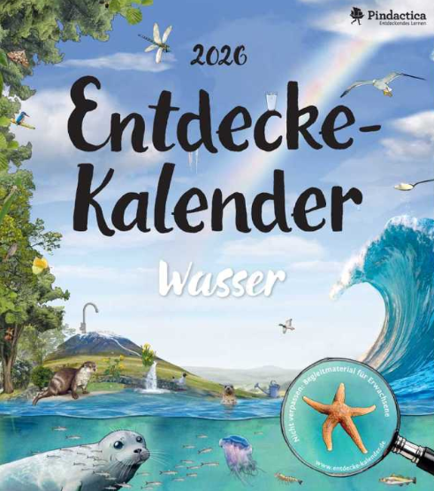 Coverblatt des Kalenders: 2026 Entdecke-Kalender Wasser