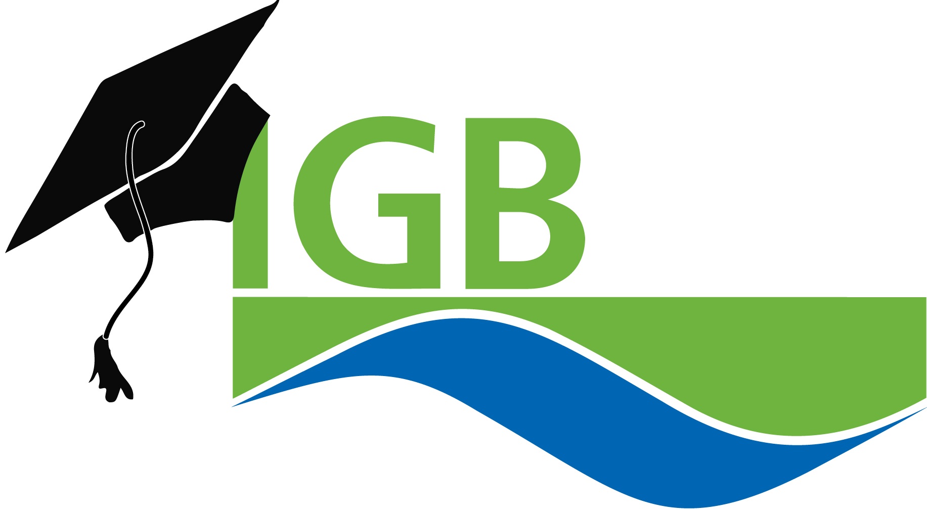 IGB-Logo mit Doktorandenhut