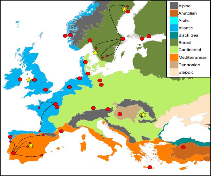 Partner in Ökoregionen Europas