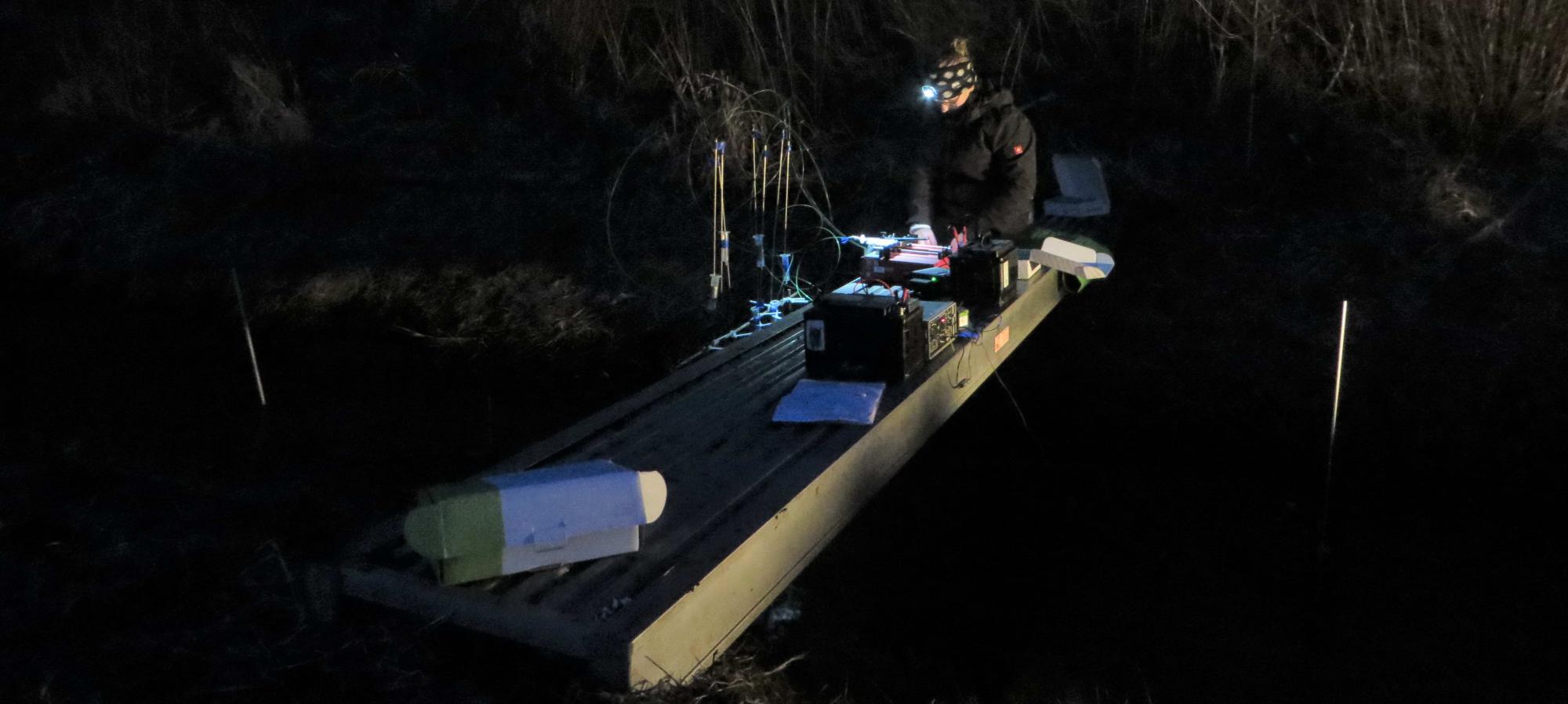 Sampling at night