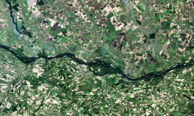 Danube River, Copernicus Sentinel data.