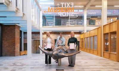 Die drei Ausgezeichneten im MEERESMUSEUM