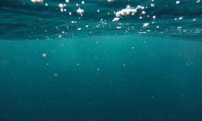 Underwater picture of the Ocean.