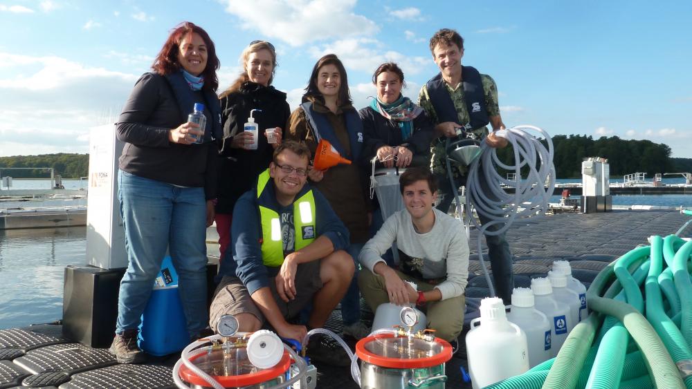 Planktonökologie Gruppen beim Seelabor Experiment 2016