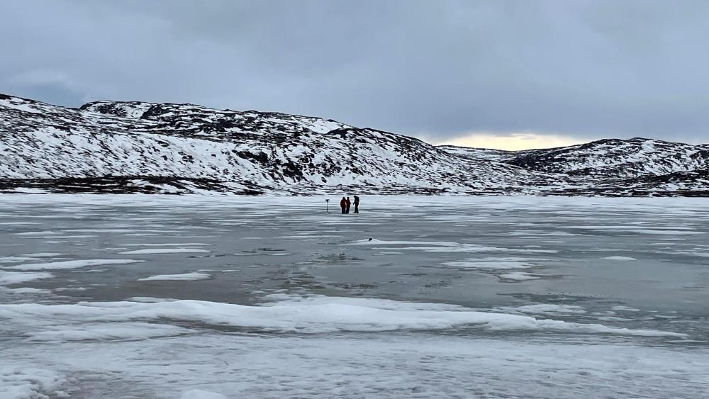 Braya Sø, Southwest Greenland in April 2022
