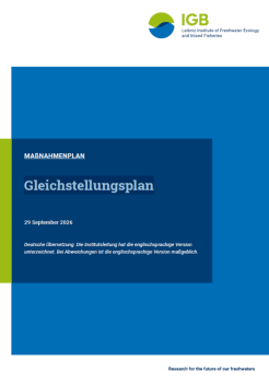 Cover des Gleichstellungsplans