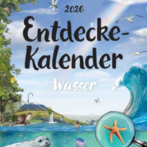 Coverblatt des Kalenders "Wasser"