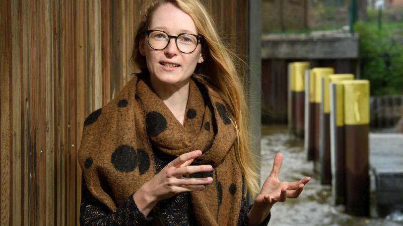 Die IGB-Wissenschaftlerin Dr. Lynn Govaert