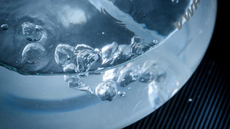 Decorative image: water sample taken by IGB researchers