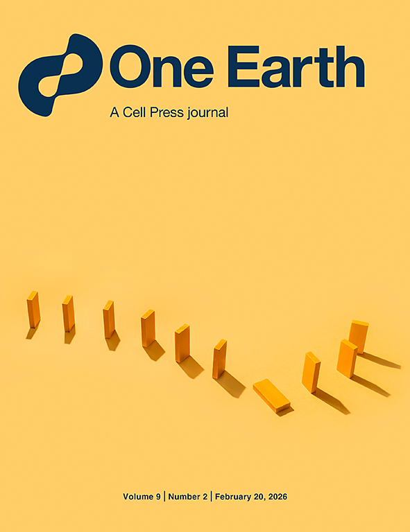 Cover der Fachzeitschrift "One Earth"