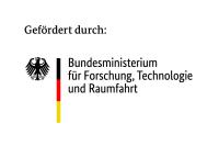 Logo: gefördert durch BMFTR